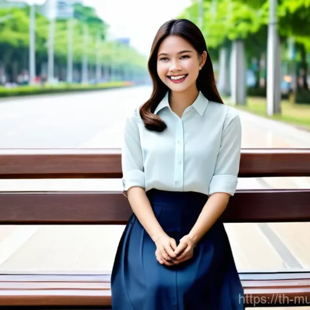 거버넌스 모델의 사용자 친화성 평가 - **Prompt 1: "Seamless Digital Interaction in a Thai Urban Setting"**
A wide-angle, medium shot f...